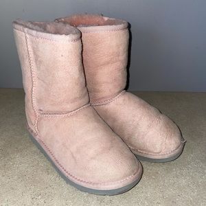 Pink UGG boots leather pre loved size 2
